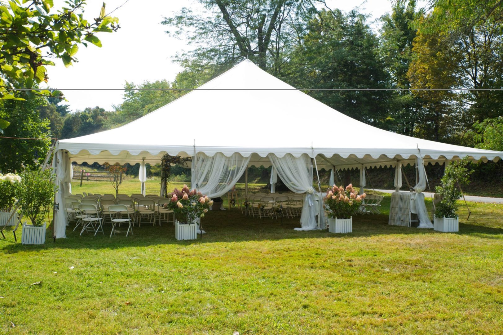 Rent a tent for an outdoor event!